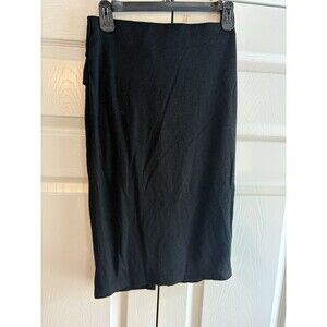 Kendall + Kylie Black Pencil Skirt S Stretch Lined Bodycon 25in Length